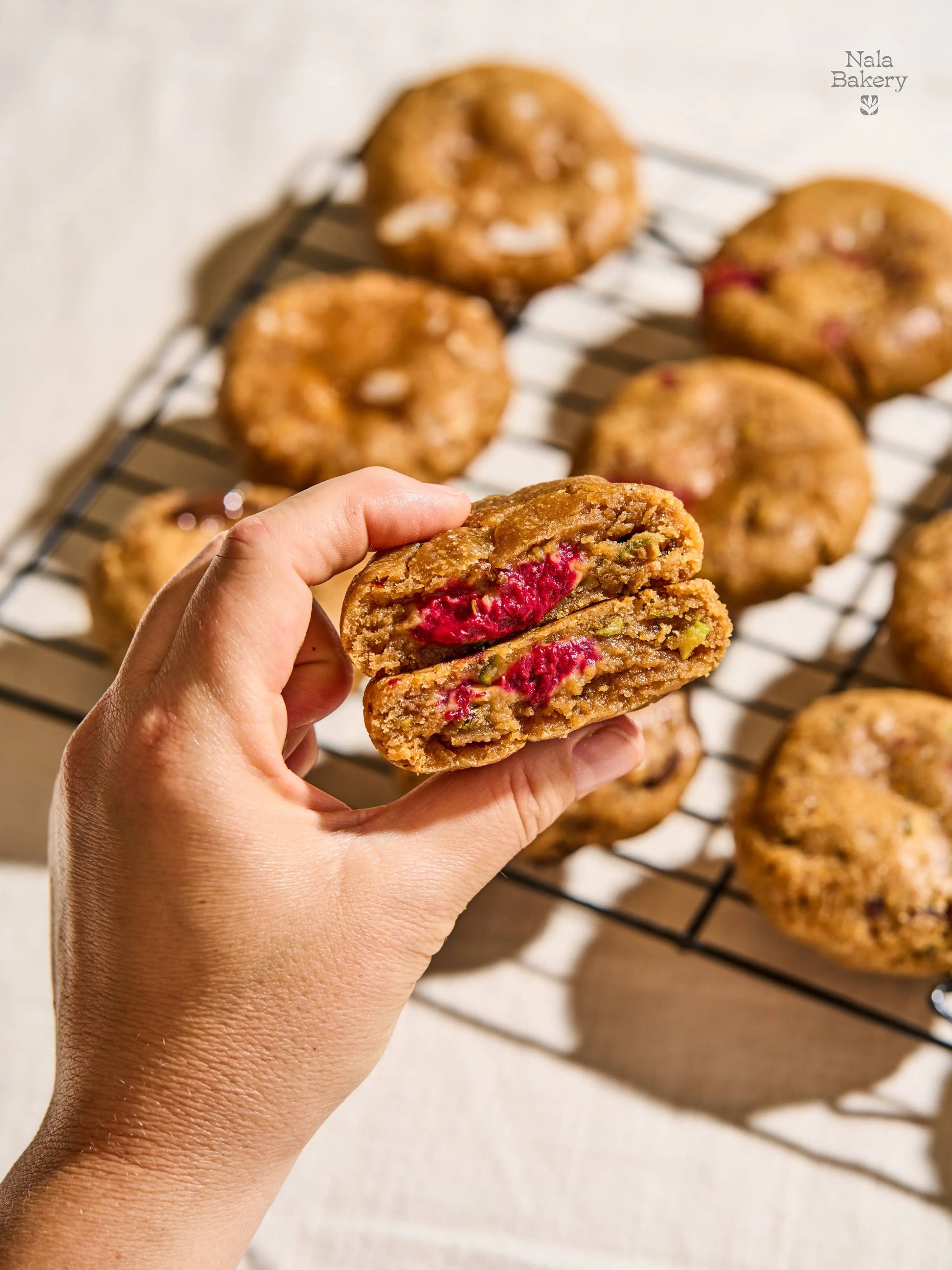Pistaberry Bomb Nala Bakery